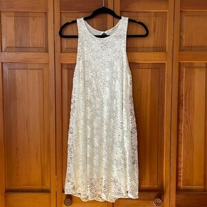 White Lace Dress by Ginger G